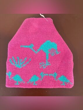 Wigwam Vintage women’s 100% wool beanie winter hat made in USA snow outdoors